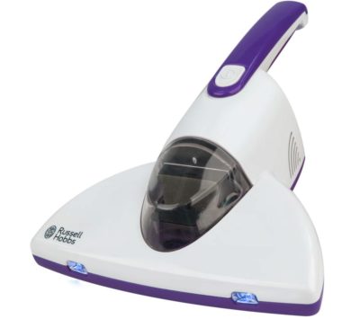 RUSSELL HOBBS RHBV1001 UV Antibacterial Bed Handheld Vacuum Cleaner - White & Purple